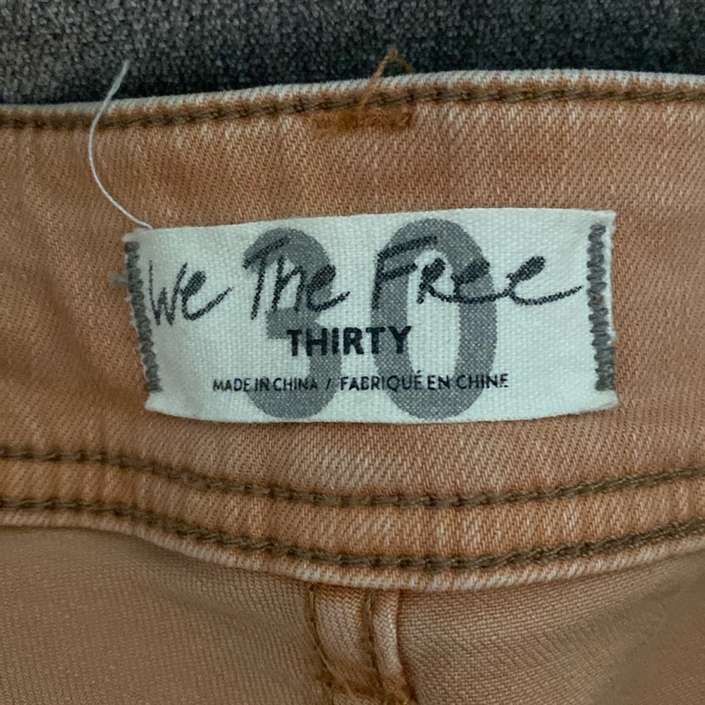 We the free camel colored jeans- size 30
